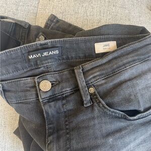Mavi Jake Slim Leg Jeans - Washed Black